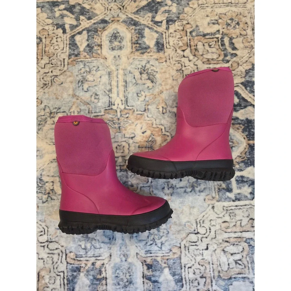 Bogs Stomper Neoprene Toddler‎ Size 12 Pink Pull On Winter Snow Boots